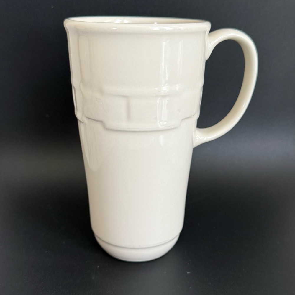 Longaberger Tall ivory Coffee Mug - Picture 5 of 6